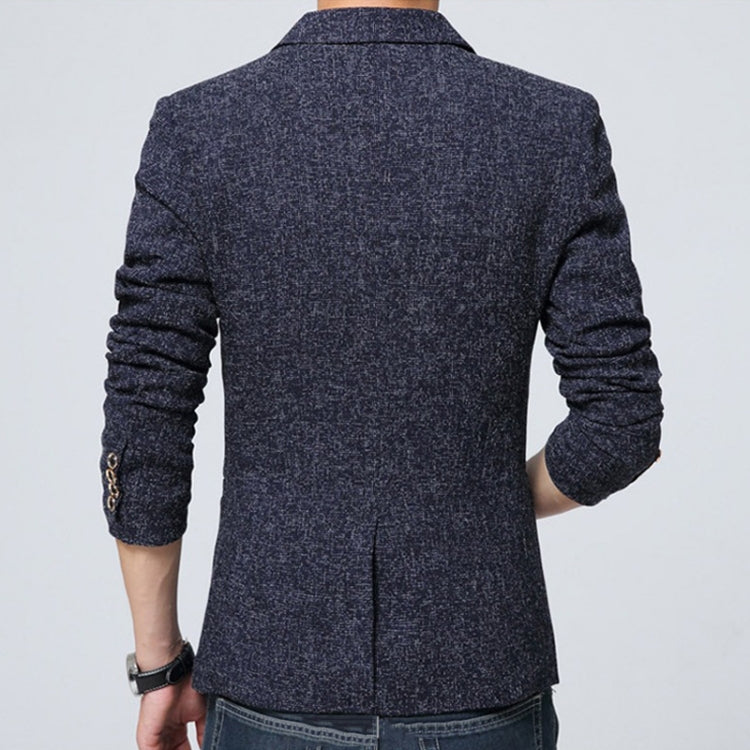 Men Casual Suit Blazer Slim Business Suit Jacket, Size: M