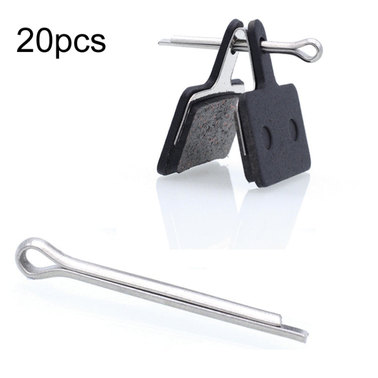 20pcs Bicycle Brake Pad Stainless Steel Open Pin - Silver