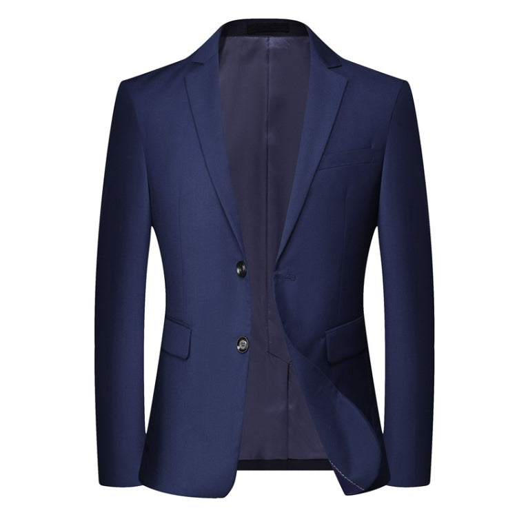 Men Large Size Casual Suit Loose Fit Blazer Business Workwear Career Clothing, Size: L