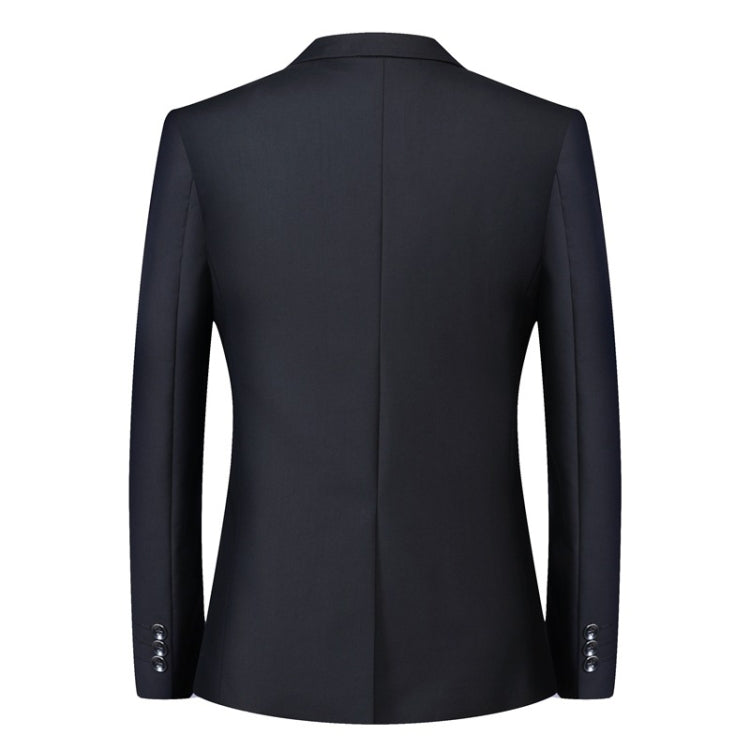 Men Large Size Casual Suit Loose Fit Blazer Business Workwear Career Clothing, Size: M
