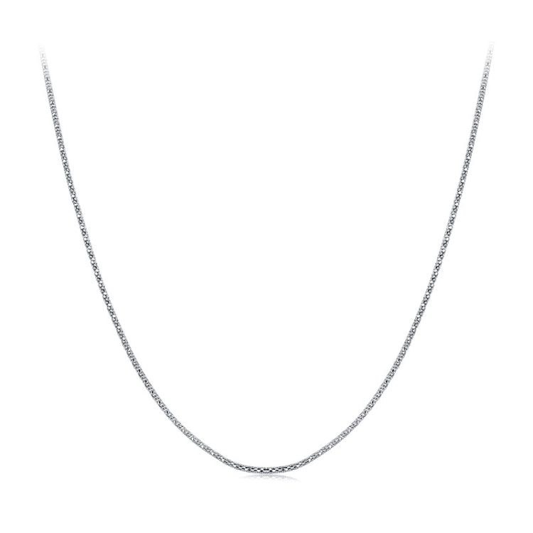 S925 Sterling Silver Platinum-Plated Meteorite Necklace - BSA010