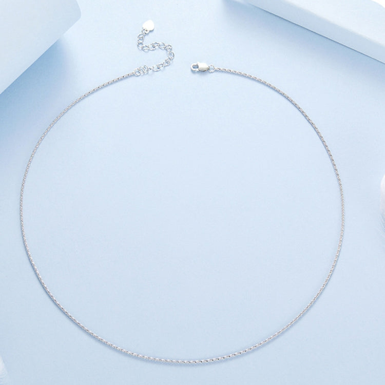 S925 Sterling Silver Platinum-Plated Meteorite Necklace - BSA010