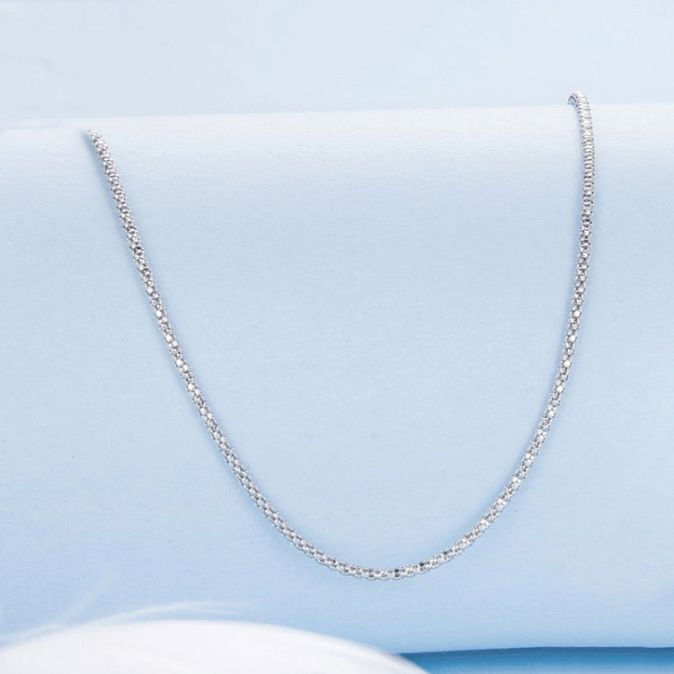 S925 Sterling Silver Platinum-Plated Meteorite Necklace - BSA010