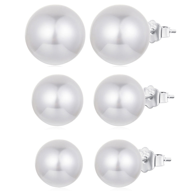 S925 Sterling Silver Elegant Seashell Earrings