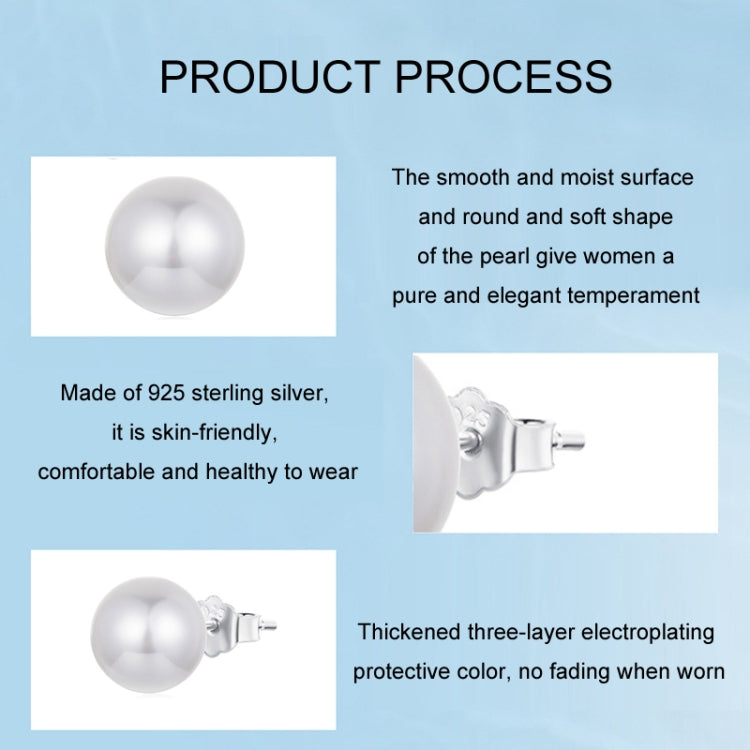 S925 Sterling Silver Elegant Seashell Earrings