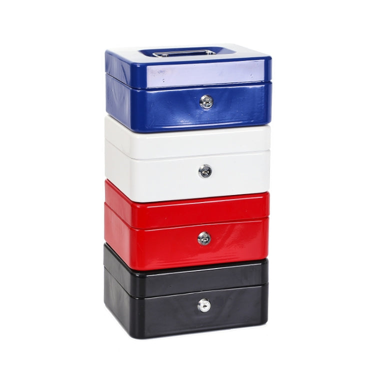 200x160x90mm Portable Fireproof Safe Box Home Storage Iron Box With Lock Key