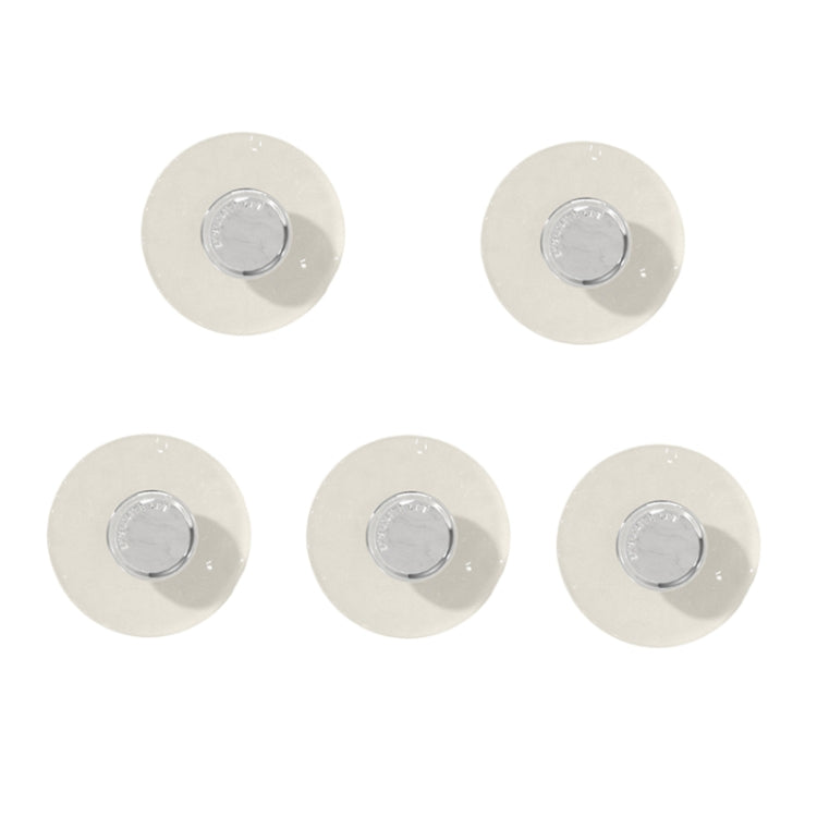 5pcs Strong Non-Marking Adhesive Hook Nail-Free Sticky Hook Bathroom Door Wall Clothes Hanger