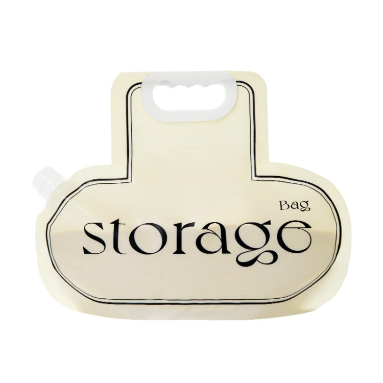 Grain Storage Bag Kitchen Food Grade Rice Wheat Beans Anti-mold Bag Dry Vegetables Sealed Storage Jar - Cream Color