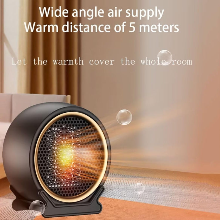 1800W Desktop High-power Two-speed Heater Household Fast Heating Heater, Spec: UK Plug