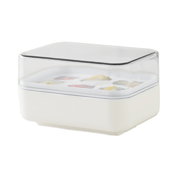 Mini Press Type Ice Cube Mold Food Silicone 6 Cubes Easy to Release Household Ice Lolly Making Box