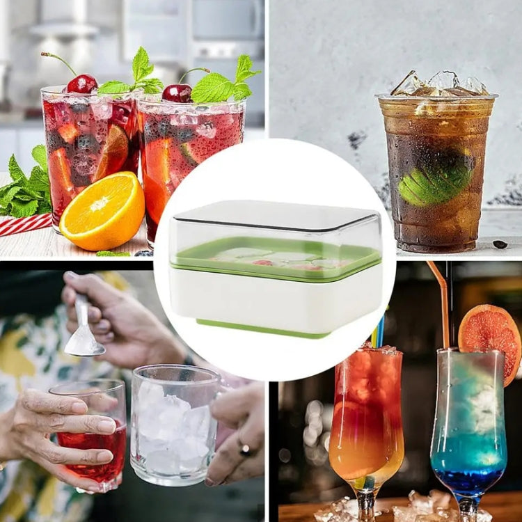 Mini Press Type Ice Cube Mold Food Silicone 6 Cubes Easy to Release Household Ice Lolly Making Box