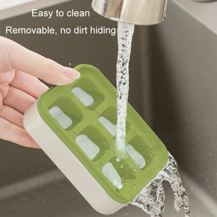 Mini Press Type Ice Cube Mold Food Silicone 6 Cubes Easy to Release Household Ice Lolly Making Box
