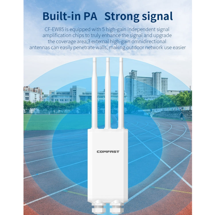 COMFAST CF-EW85 1300Mbps 2.4G/5.8G Gigabit Wireless AP Signal Amplifier Supports DC/POE Power Supply AU Plug
