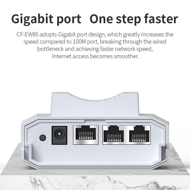COMFAST CF-EW85 1300Mbps 2.4G/5.8G Gigabit Wireless AP Signal Amplifier Supports DC/POE Power Supply AU Plug
