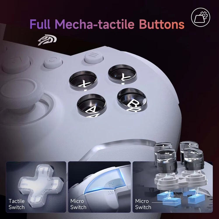 EasySMX  X20 Wireless Enhanced RGB Controller For PC/NS/TV/Phone/Laptop - White
