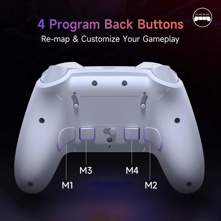 EasySMX  X20 Wireless Enhanced RGB Controller For PC/NS/TV/Phone/Laptop - White