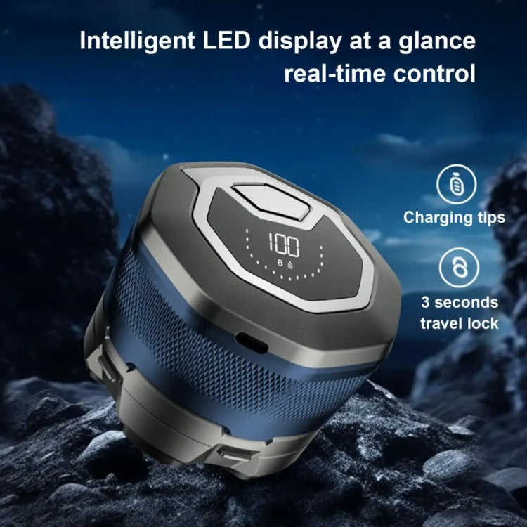 Magnetic Intelligent Six-Blade Washable Electric Shaver - USB