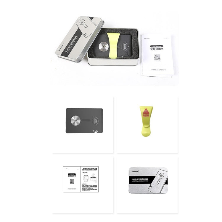 Car Window Breaking Safety Card Emergency Life-Saving Hammer - 8.5x5.5cm