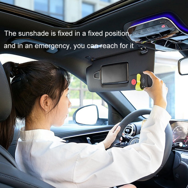 Car Window Breaking Safety Card Emergency Life-Saving Hammer - 8.5x5.5cm