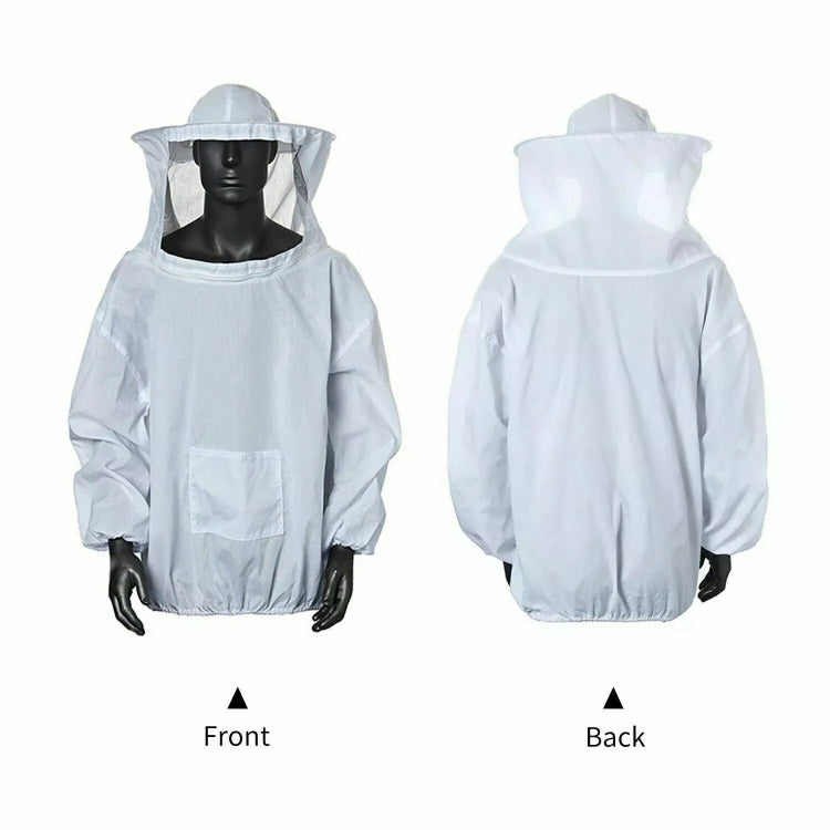 4-in-1 Anti-bee Clothing + Scraper + Bee Brush + Anti-bee Gloves Beekeeping Set - Free Size