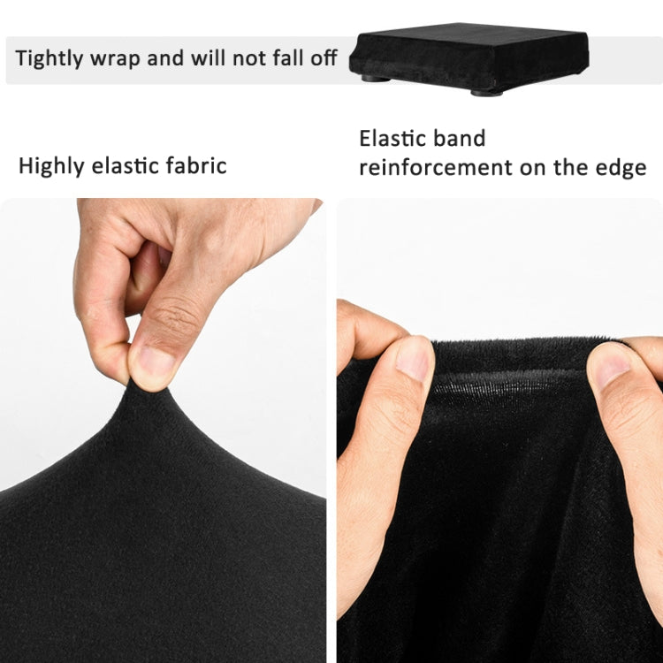 For Audio-Technica AT-LP60XBT Flannel Dust Cover Vinyl Record Player Elastic Band Case