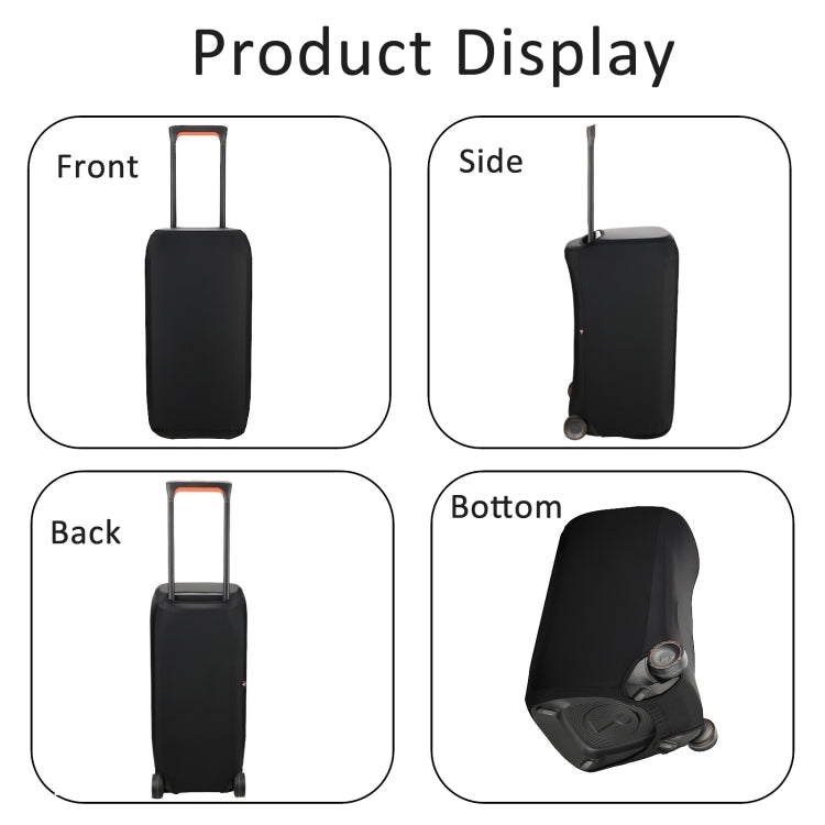 For JBL Partybox Stage 310 / 320 Speaker Lycra Dust Cover Elastic Sleeve - Black