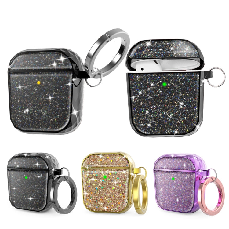 For Airpods 1 / 2 AhaStyle PT119 Wireless Earphone Split Electroplated Protective Case
