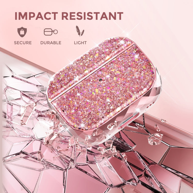 For AirPods Pro 2 AhaStyle PT119 Wireless Earphone Split Electroplated Protective Case