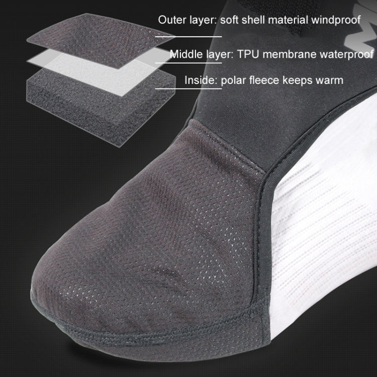 MESOROCK Motorcycle Riding Windproof Velvet Cold-proof Ankle Protection - Black