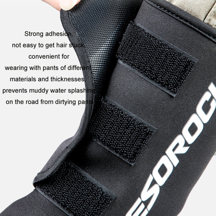 MESOROCK Motorcycle Riding Windproof Velvet Cold-proof Ankle Protection - Black