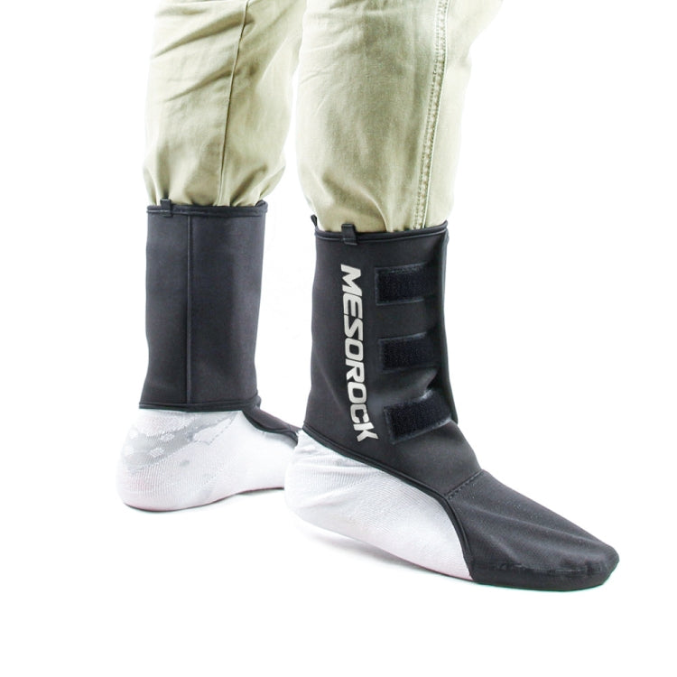 MESOROCK Motorcycle Riding Windproof Velvet Cold-proof Ankle Protection - Black