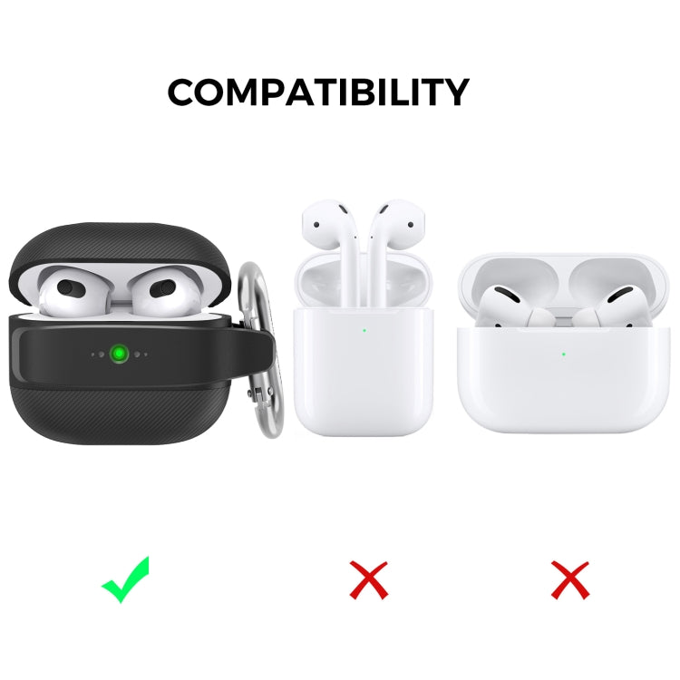 For AirPods 3 AhaStyle PT179 TPU+Silicone Split Protective Case