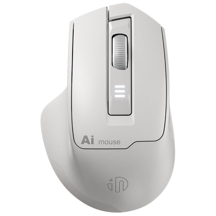 Inphic S6 Voice Mouse Wireless Bluetooth Dual-mode Charging Silent Smart Voice Controlled Typing AI Office Home Mouse - Gray