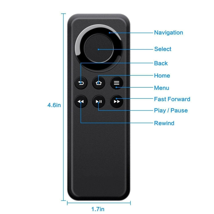 CV98LM Bluetooth Remote Control For Amazon Fire TV Stick / Fire TV Box