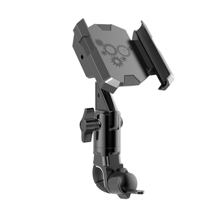 Bicycle Mountain Bike Riding Shockproof Navigation Cell Phone Holder - Black