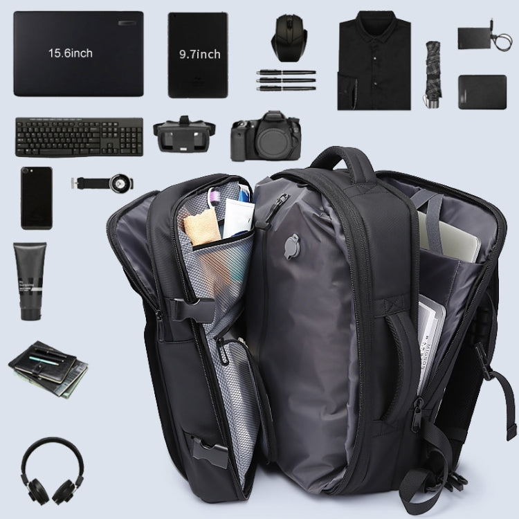 BANGE BG-3028 Men Shoulder Bag Vacuum Compression Large Capacity Expansion Leisure Backpacks
