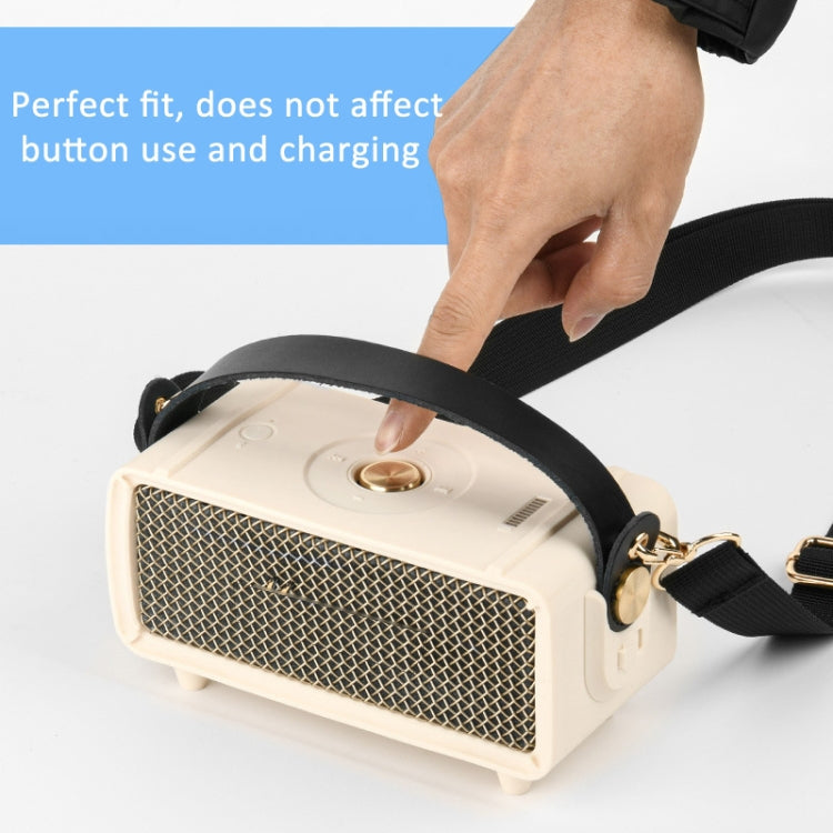 For Marshall Emberton II Speaker Silicone Protective Cover with Shoulder Strap Carrying Case
