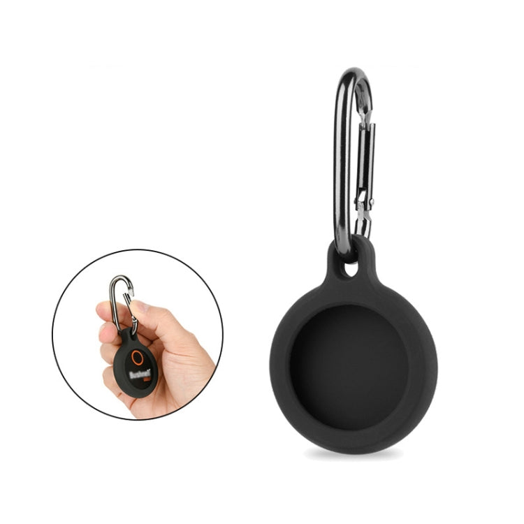 For Bushnell Wingman Golf GPS Speaker Remote Control Silicone Cover With Hook - Black