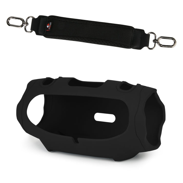 For JBL Xtreme 4 Speaker Silicone Case with Decompression Carrying Strap Portable Protective Shell
