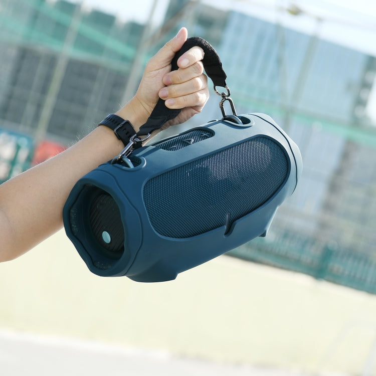 For JBL Xtreme 4 Speaker Silicone Case with Decompression Carrying Strap Portable Protective Shell