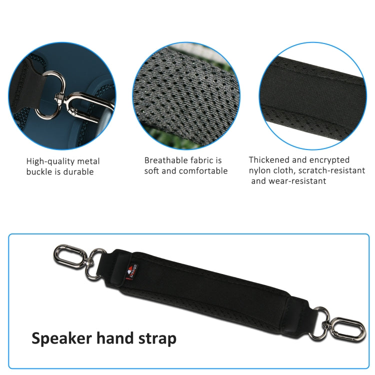 For JBL Xtreme 4 Speaker Silicone Case with Decompression Carrying Strap Portable Protective Shell