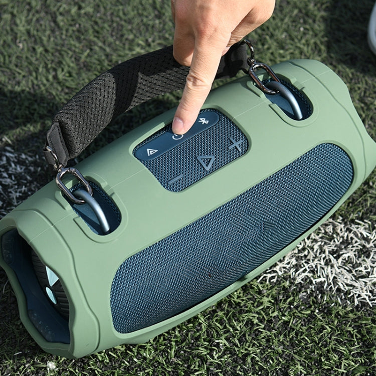 For JBL Xtreme 4 Speaker Silicone Case with Decompression Carrying Strap Portable Protective Shell