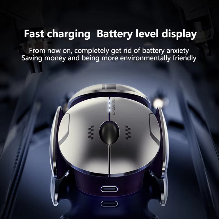 Inphic X2 Bluetooth Wireless Mouse Tri-Mode Silent Rechargeable Office Gaming Laptop Mouse - Liquid Metal Gray