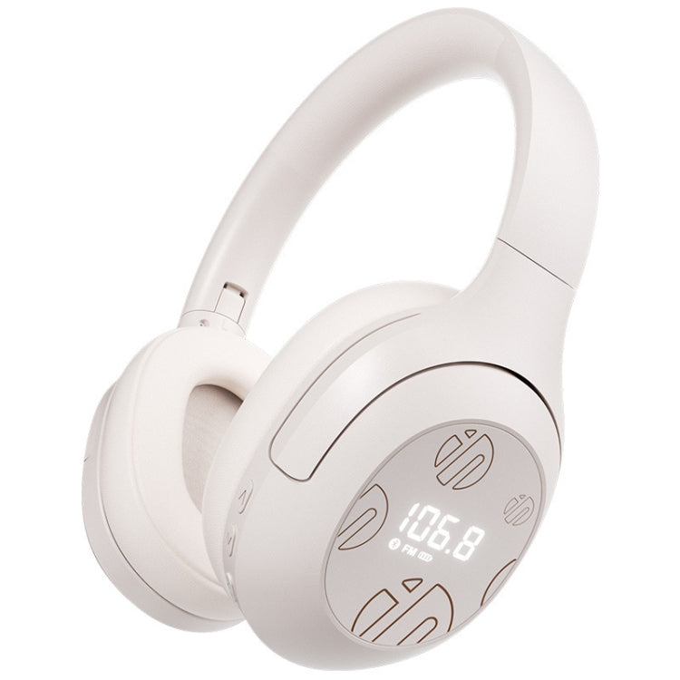 Inphic H1S Bluetooth Wireless Headphones Headset FM Listening Exam Hi-Res Audio Earphones - Khaki