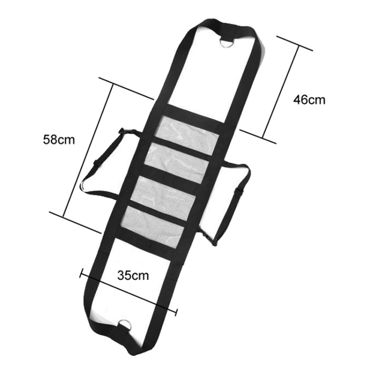 Adjustable Calf And Lamb Weigh Bag Suspended Casualty Reduction Strap - Black