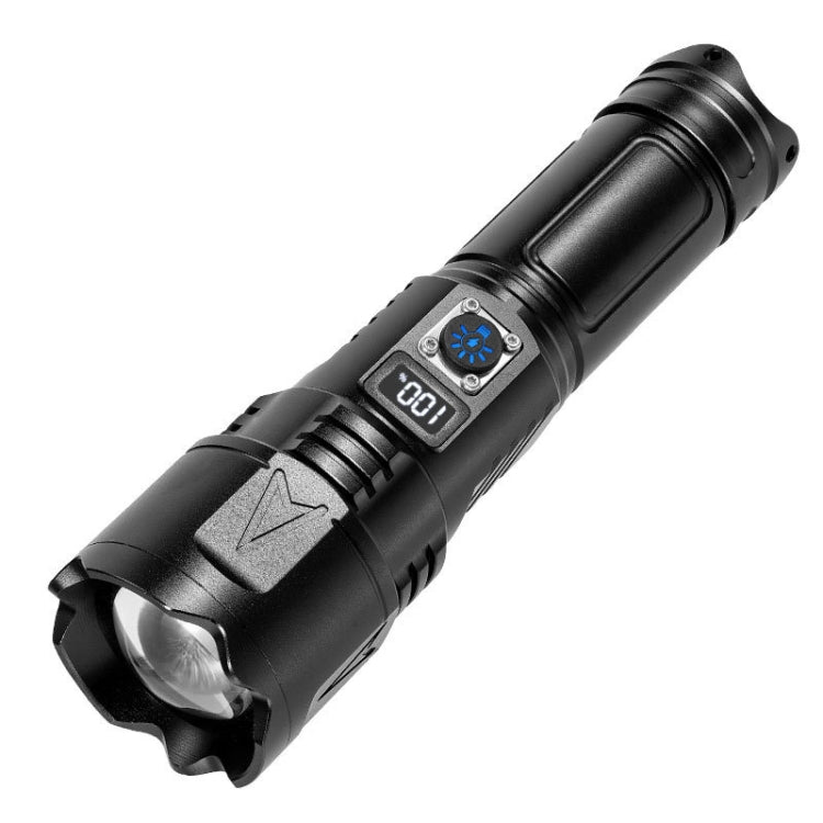 E-SMARTER A03 Laser 30W Portable LCD Display Flashlight - Black