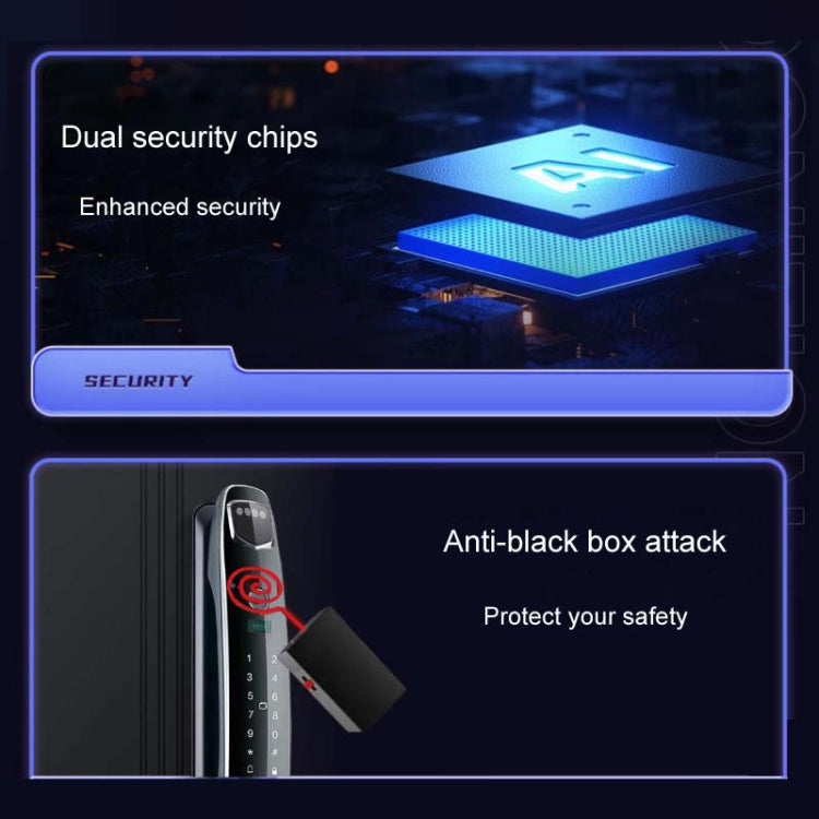 CS7 Home 3D Face Recognition Monitor Fingerprint Automatic Combination Lock - Face Palm Vein Model