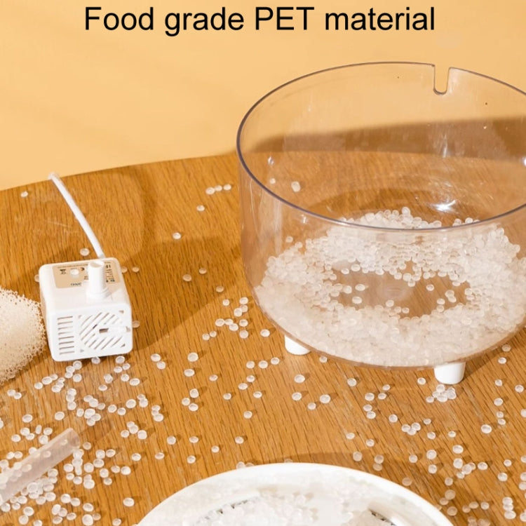 Pet Flower Automatic Filter Circulation Plug-In Water Dispenser - White