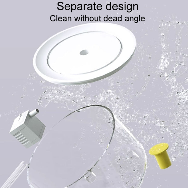 Pet Flower Automatic Filter Circulation Plug-In Water Dispenser - White