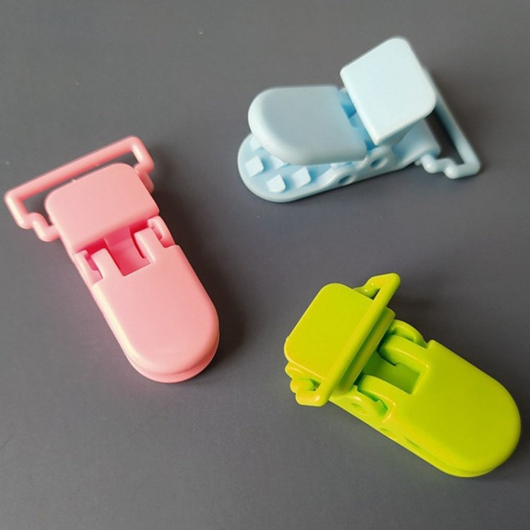 10pcs Baby Pacifier Anti-drop Chain Clips Cartoon Crocodile Clips Pacifier Clamps - Color Random Shipment